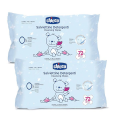 Chicco Wipes without Flip Cover (Pack of 2 x 72's) 